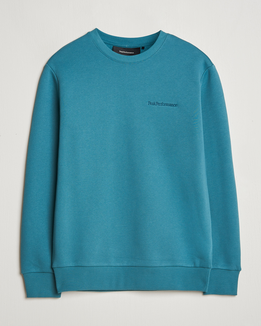 Heren | Truien | Peak Performance | Original Logo Crew Neck Sweatshirt Hydro Fresh
