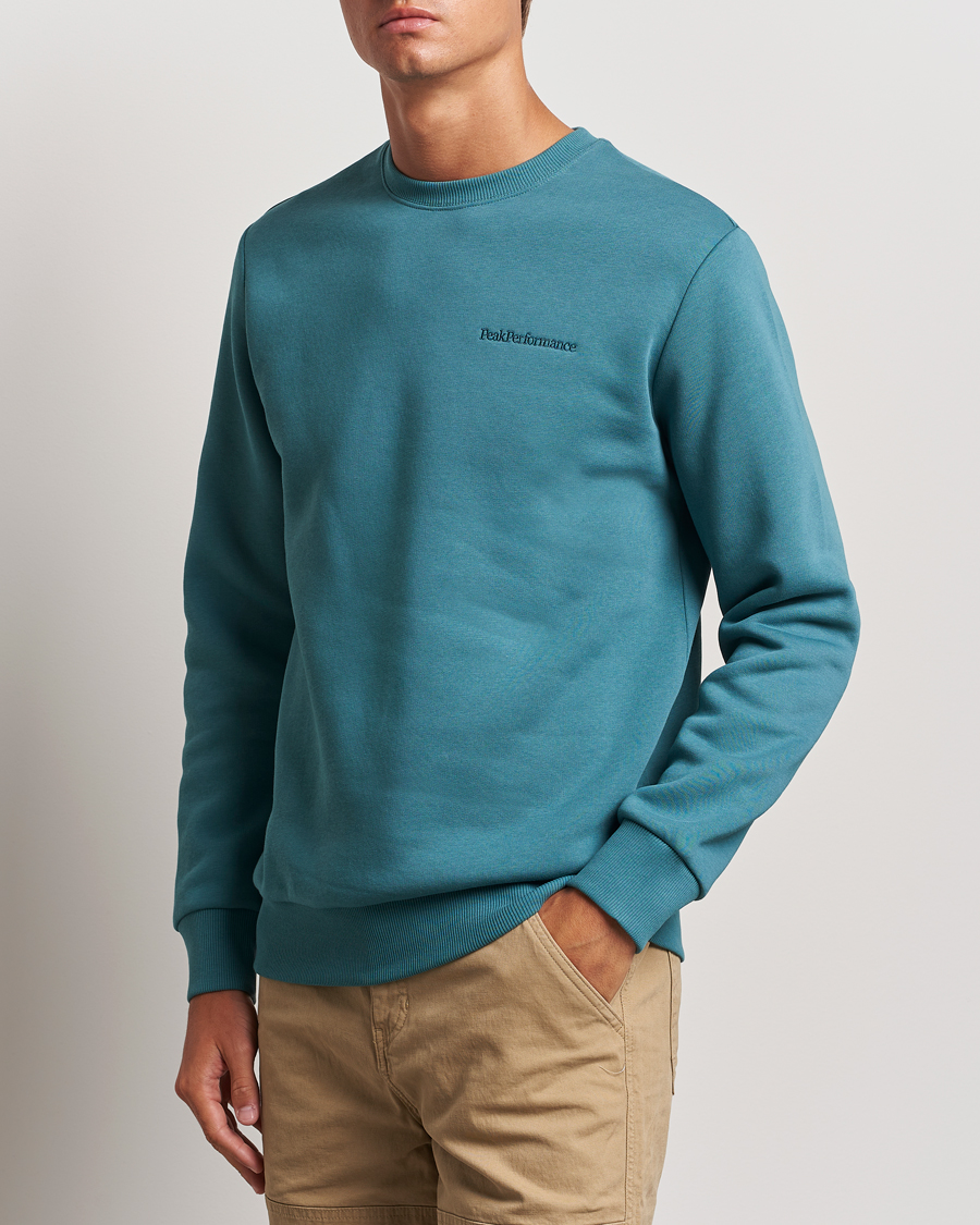 Heren | Truien | Peak Performance | Original Logo Crew Neck Sweatshirt Hydro Fresh