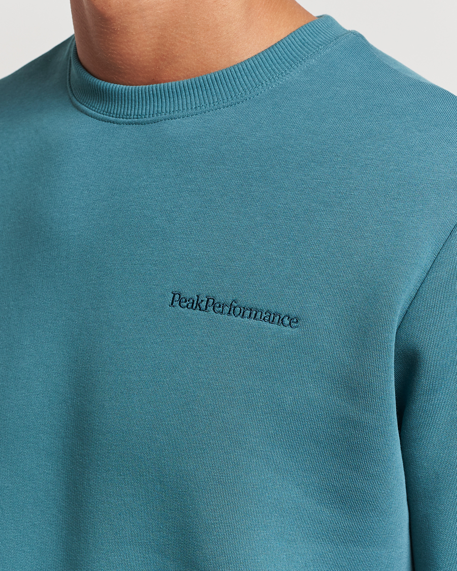 Heren | Truien | Peak Performance | Original Logo Crew Neck Sweatshirt Hydro Fresh