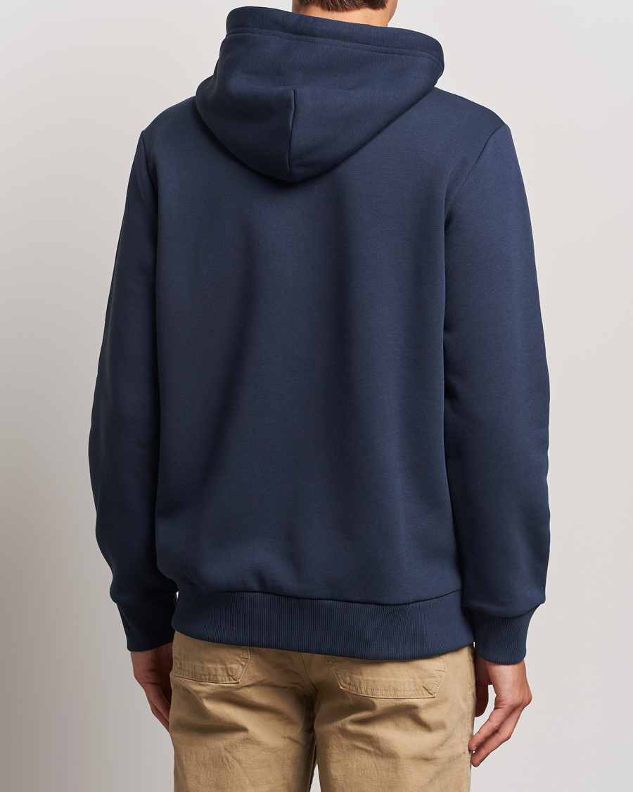 Heren | Truien | Peak Performance | Original Full Zip Hoodie Blue Shadow