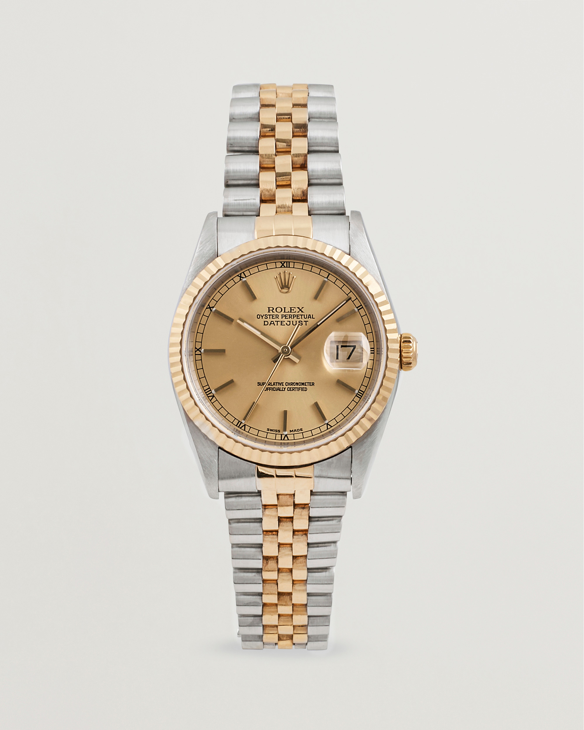 Heren | Rolex Pre-Owned Datejust 16233 G/S Silver | Rolex Pre-Owned | Datejust 16233 G/S Silver