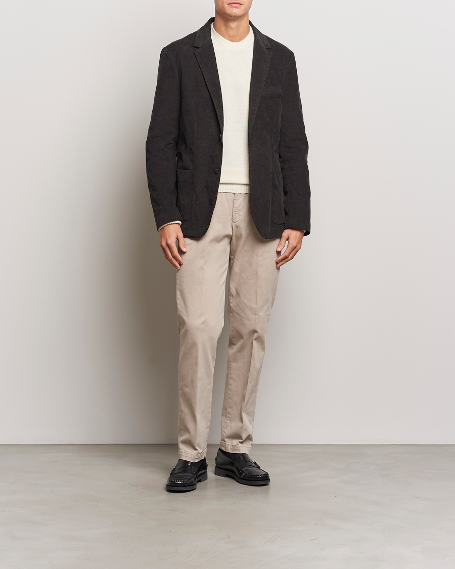 Heren | Blazers | Sunspel | Relaxed Corduroy Blazer Coffee