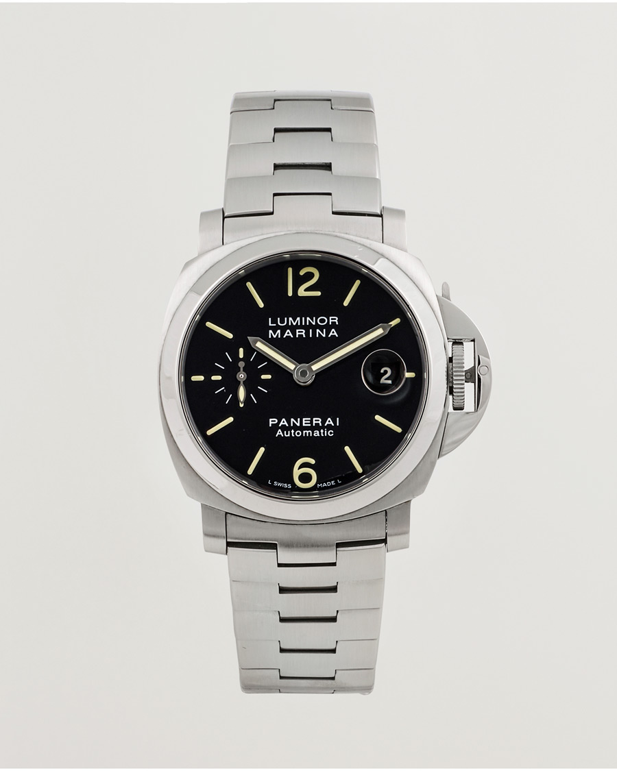 Heren | Panerai Pre-Owned LUMINOR MARINA PAM00298 Silver | Panerai Pre-Owned | LUMINOR MARINA PAM00298 Silver