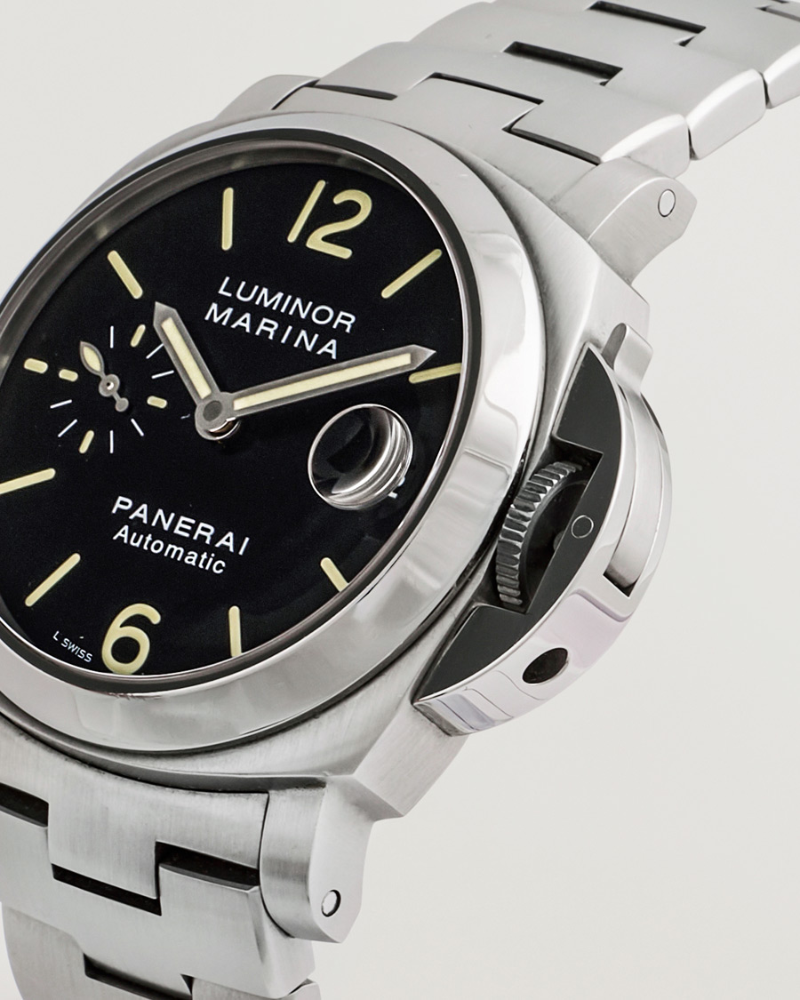 Heren | Panerai Pre-Owned LUMINOR MARINA PAM00298 Silver | Panerai Pre-Owned | LUMINOR MARINA PAM00298 Silver