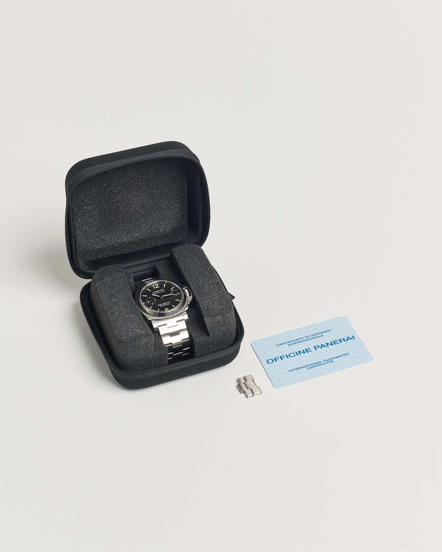 Heren | Panerai Pre-Owned LUMINOR MARINA PAM00298 Silver | Panerai Pre-Owned | LUMINOR MARINA PAM00298 Silver