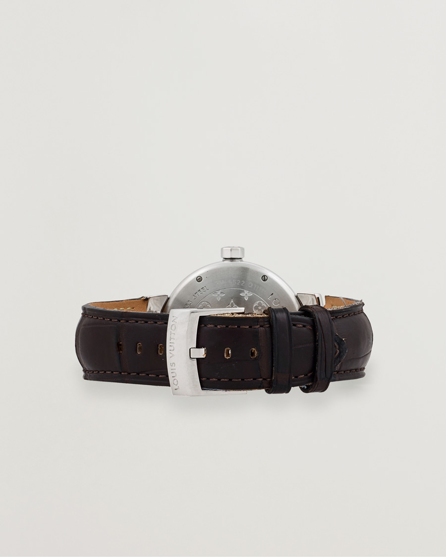 Heren | Louis Vuitton Pre-Owned Tambour Q1111 Silver | Louis Vuitton Pre-Owned | Tambour Q1111 Silver