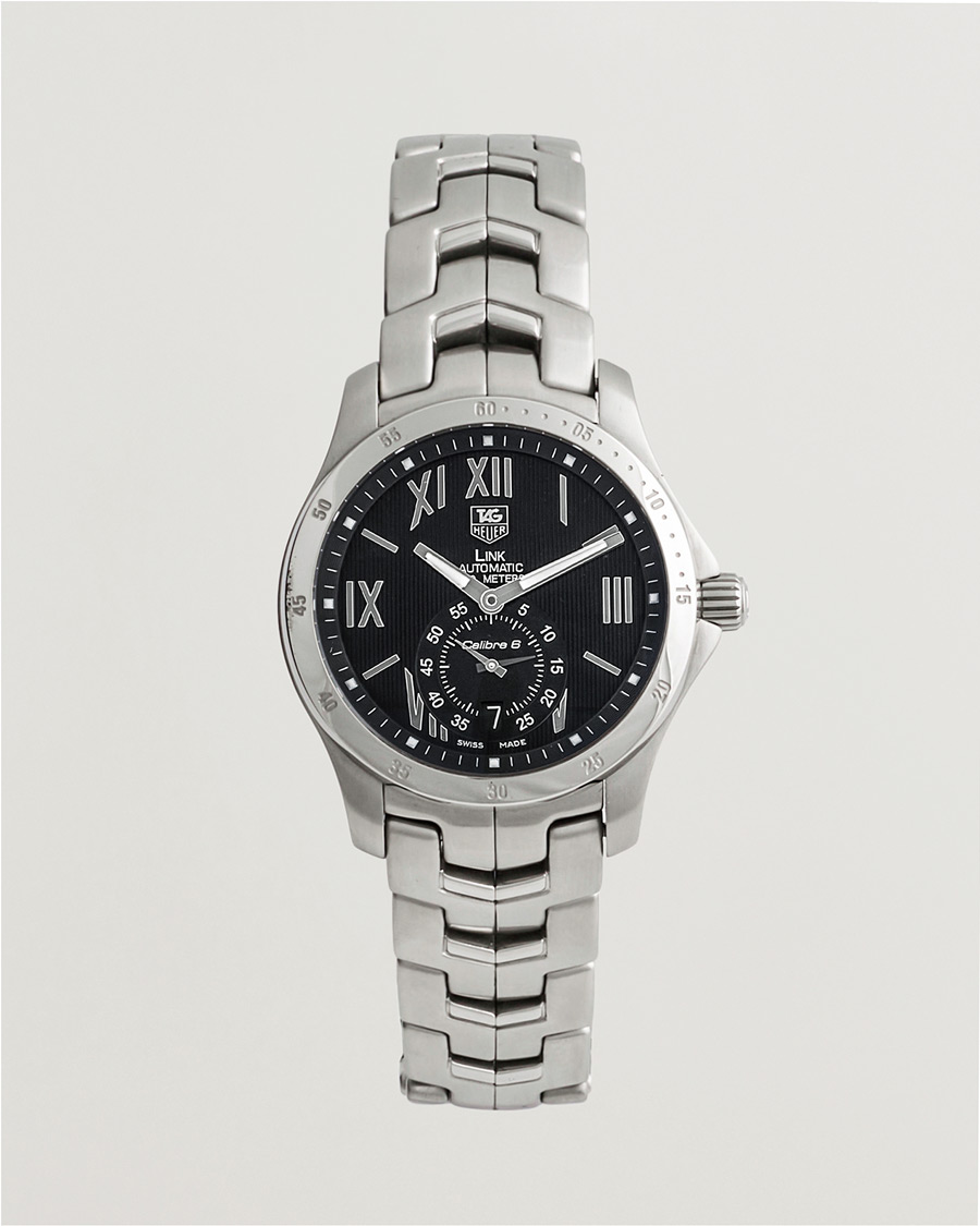 Heren | Tag Heuer Pre-Owned Link wjf211n Silver | Tag Heuer Pre-Owned | Link wjf211n Silver