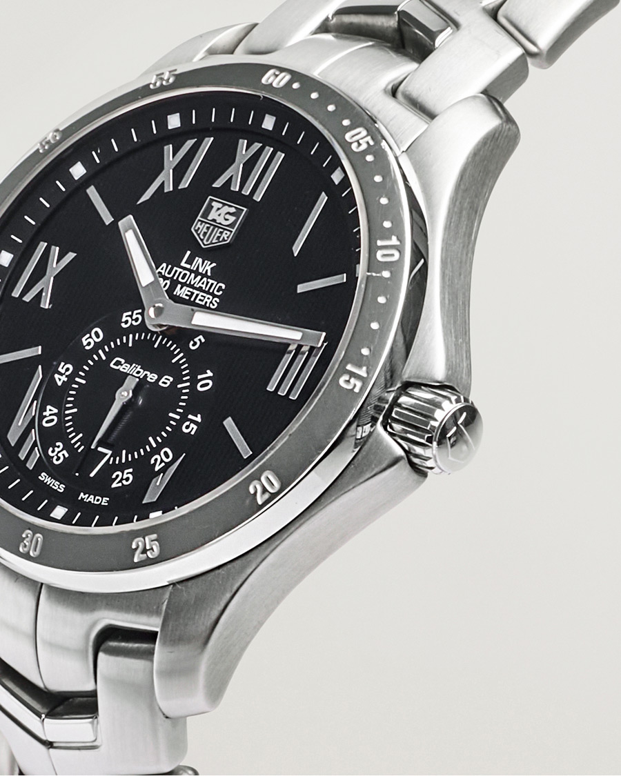 Heren | Tag Heuer Pre-Owned Link wjf211n Silver | Tag Heuer Pre-Owned | Link wjf211n Silver