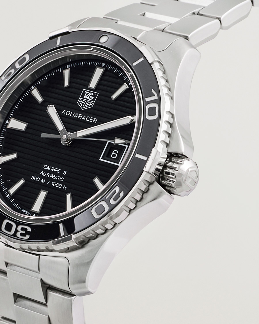 Heren | Tag Heuer Pre-Owned Aquaracer WAK2110 Silver | Tag Heuer Pre-Owned | Aquaracer WAK2110 Silver