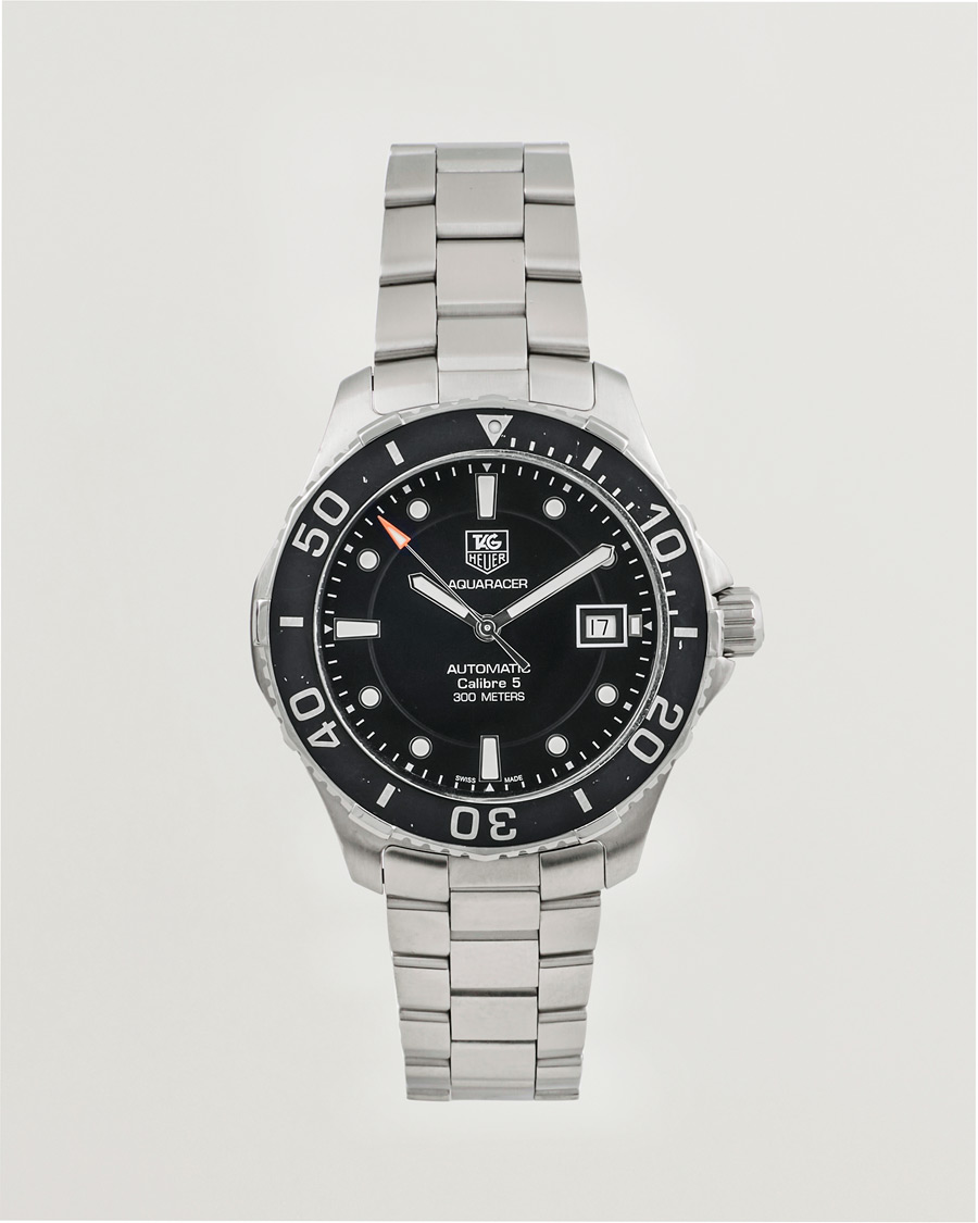 Heren | Tag Heuer Pre-Owned Aquaracer WAN2110 Silver | Tag Heuer Pre-Owned | Aquaracer WAN2110 Silver