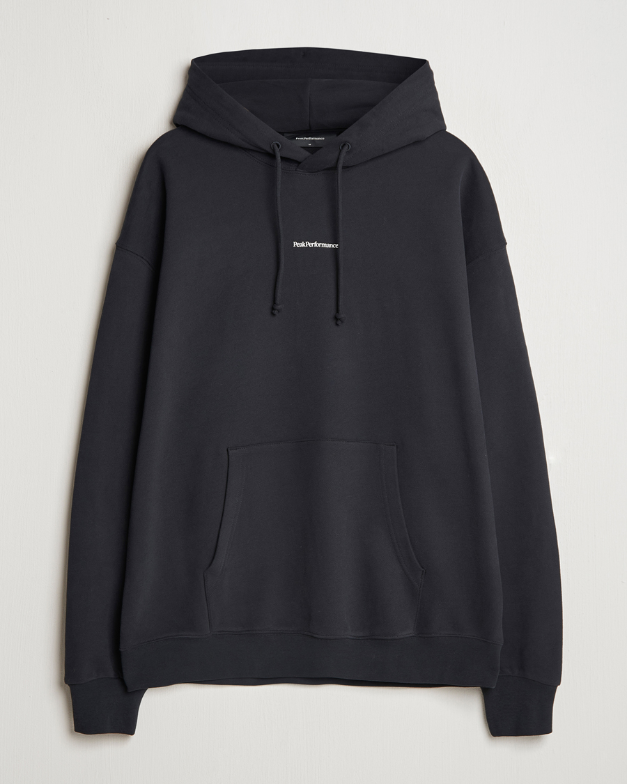 Heren | Truien | Peak Performance | Original Terry Hoodie Black