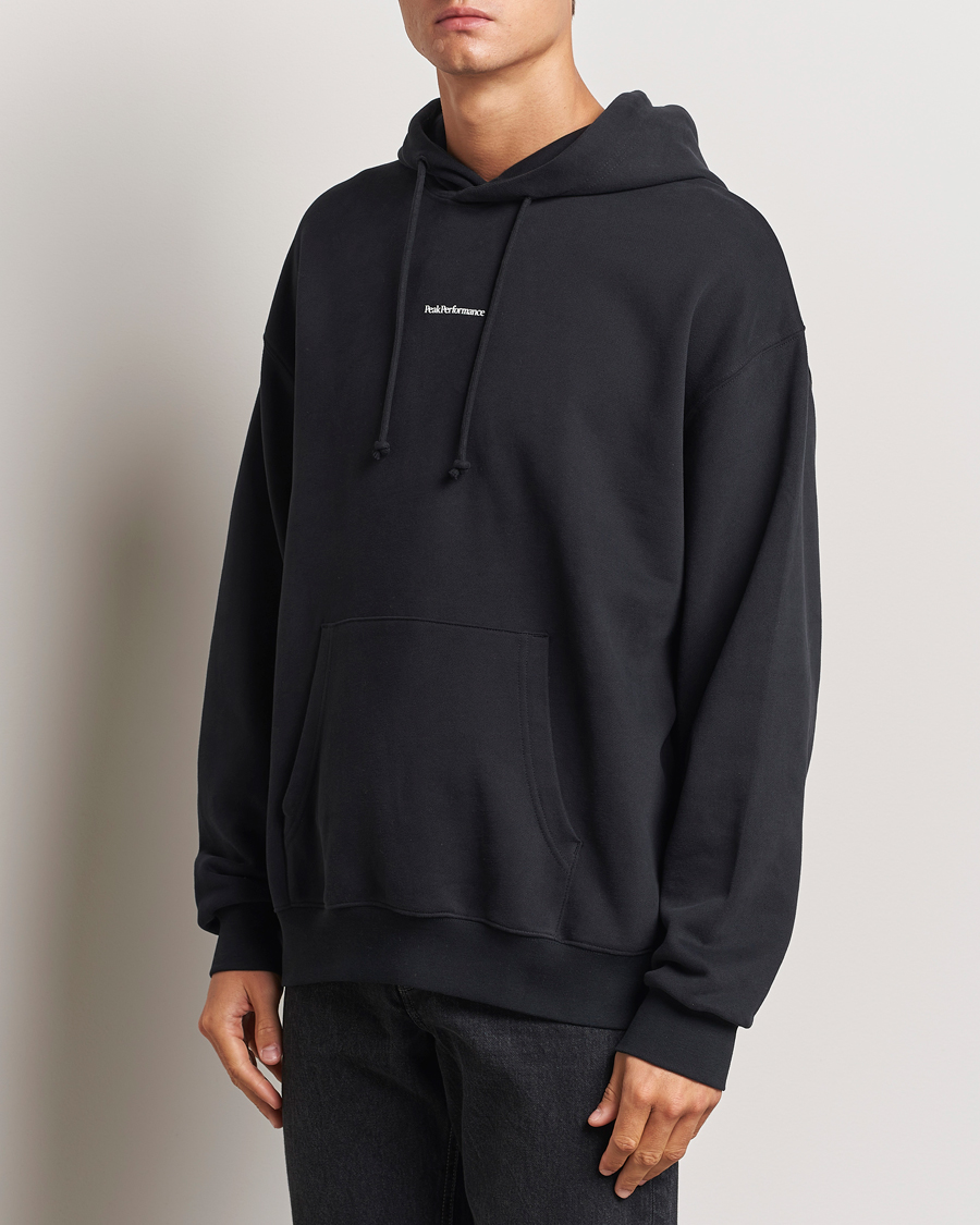 Heren | Truien | Peak Performance | Original Terry Hoodie Black