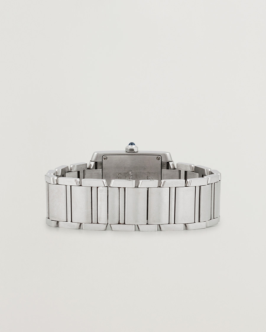 Heren | Cartier Pre-Owned Tank Française 2301 Silver | Cartier Pre-Owned | Tank Française 2301 Silver