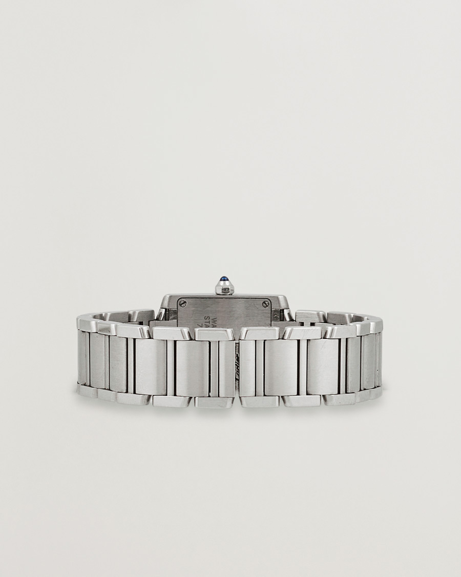Heren | Cartier Pre-Owned Tank Française 2384 Silver | Cartier Pre-Owned | Tank Française 2384 Silver
