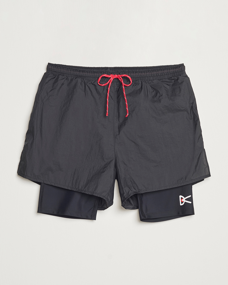 Heren | Korte broek | District Vision | Ripstop Layered Trail Shorts Black