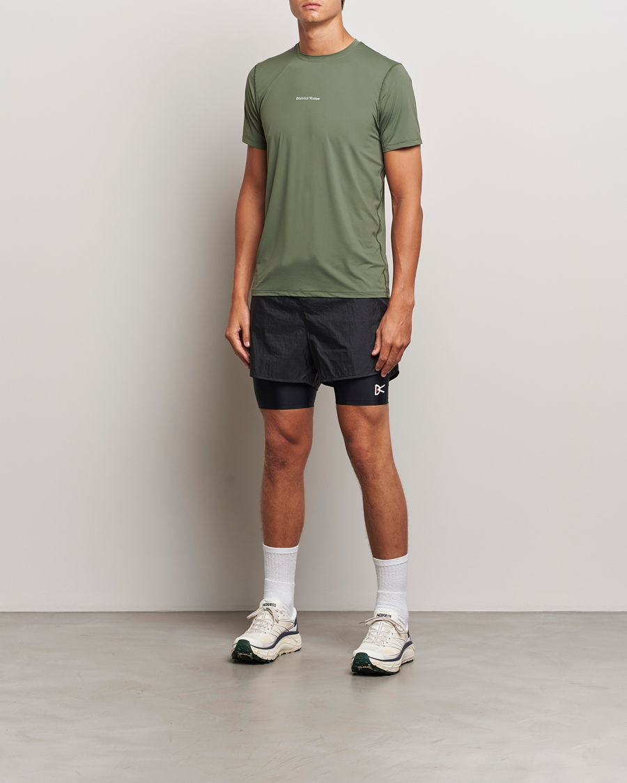 Heren | Korte broek | District Vision | Ripstop Layered Trail Shorts Black