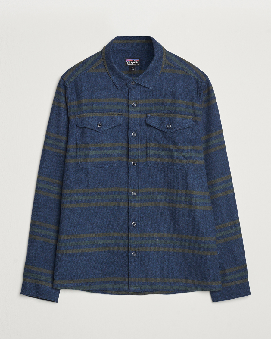 Heren | Overhemden | Patagonia | Fjord Flannel Shirt Smolder Blue