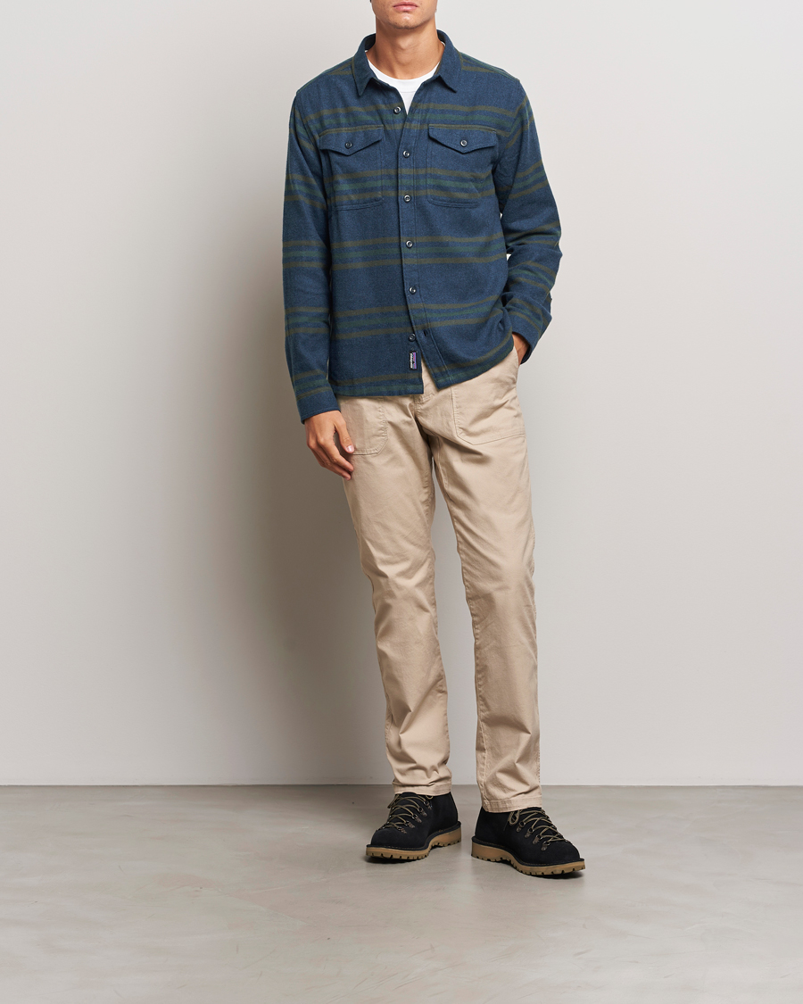 Heren | Overhemden | Patagonia | Fjord Flannel Shirt Smolder Blue
