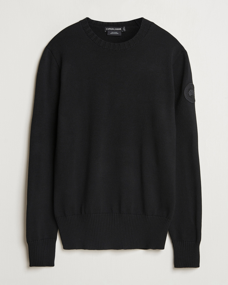 Heren | Truien | Canada Goose Black Label | Canada Goose Rosseau Crew Neck Black