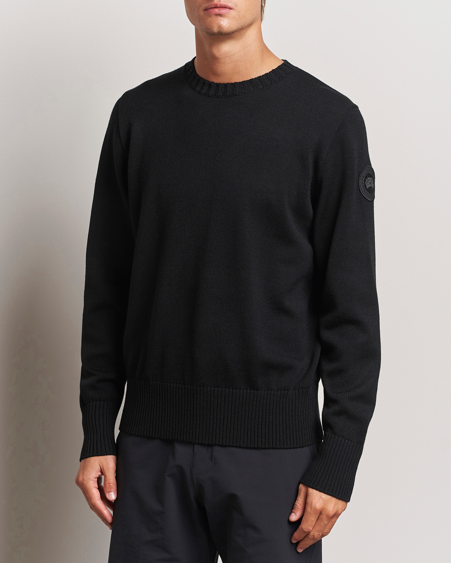 Heren | Truien | Canada Goose Black Label | Canada Goose Rosseau Crew Neck Black