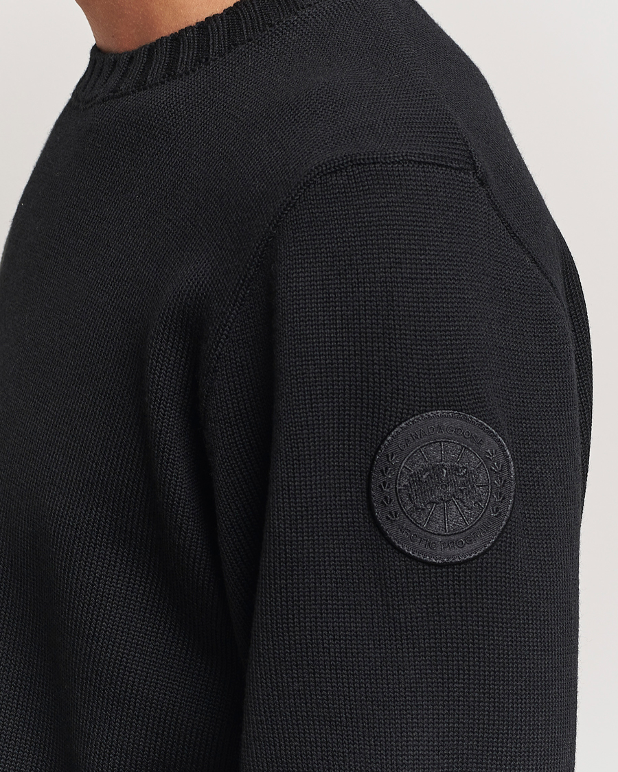 Heren | Truien | Canada Goose Black Label | Canada Goose Rosseau Crew Neck Black