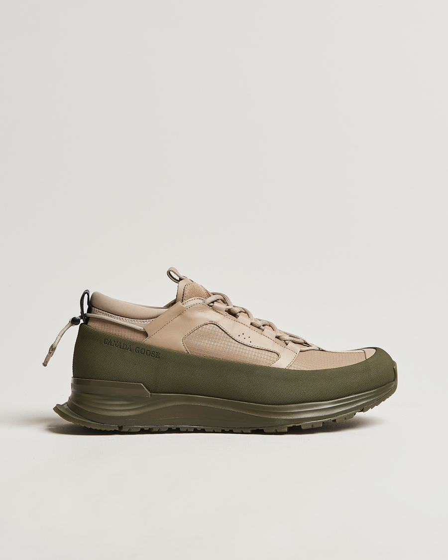 Heren | Canada Goose Glacier Trail Sneaker Tan/Military Green | Canada Goose | Glacier Trail Sneaker Tan/Military Green