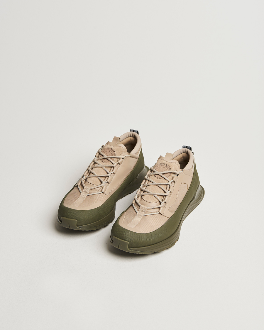 Heren | Canada Goose Glacier Trail Sneaker Tan/Military Green | Canada Goose | Glacier Trail Sneaker Tan/Military Green