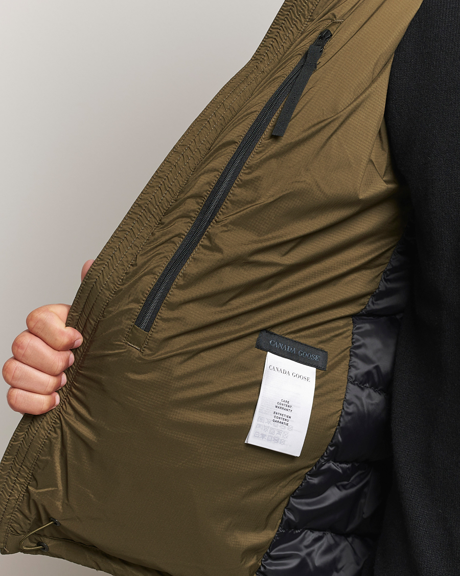 Heren | Jassen | Canada Goose Black Label | Lodge Hoody Military Green