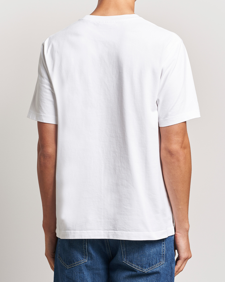 Heren | T-shirts | Maison Kitsuné | Mini Handwriting T-shirt White