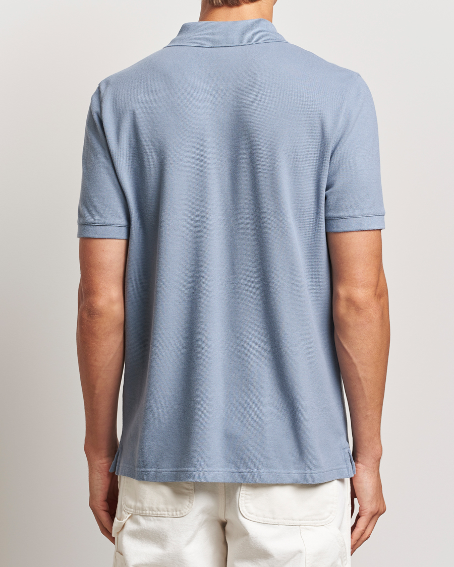 Heren | Polo's | Maison Kitsuné | Fox Head Polo Moonlight Blue