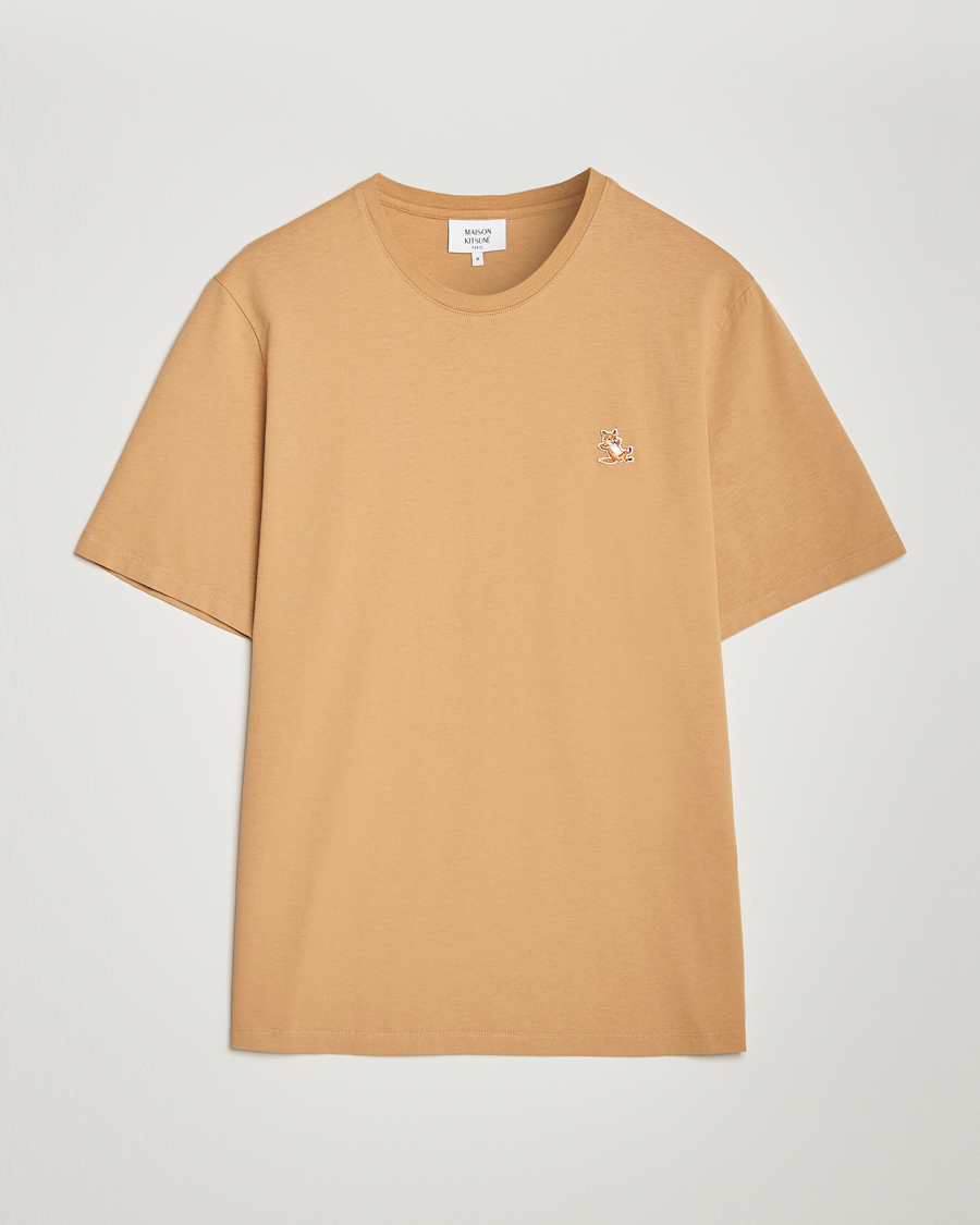 Heren | T-shirts | Maison Kitsuné | Chillax Fox T-Shirt Chamomile Beige