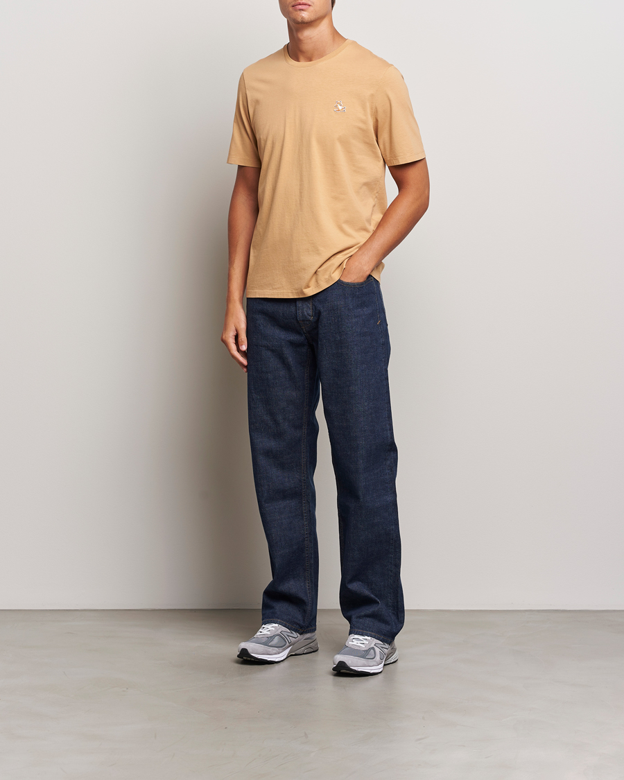 Heren | T-shirts | Maison Kitsuné | Chillax Fox T-Shirt Chamomile Beige