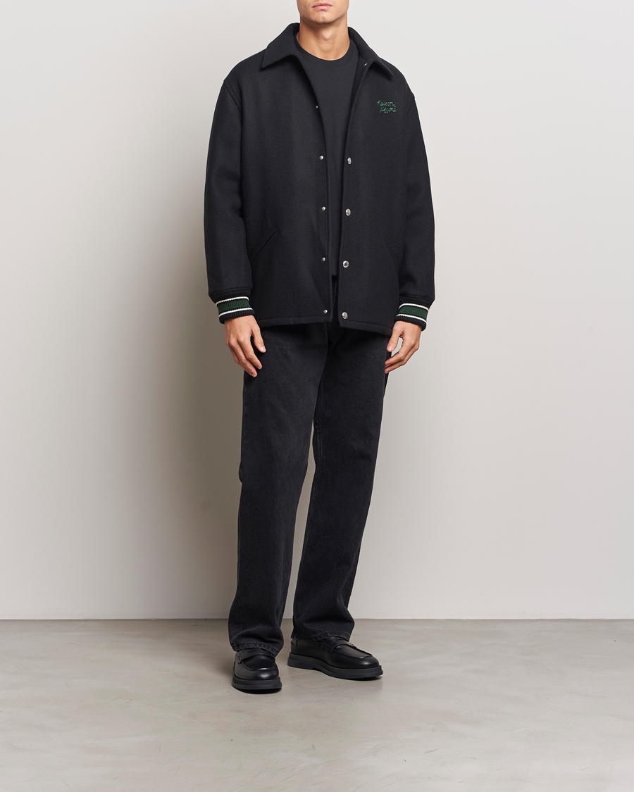 Heren | Jassen | Maison Kitsuné | Varsity Jacket Black