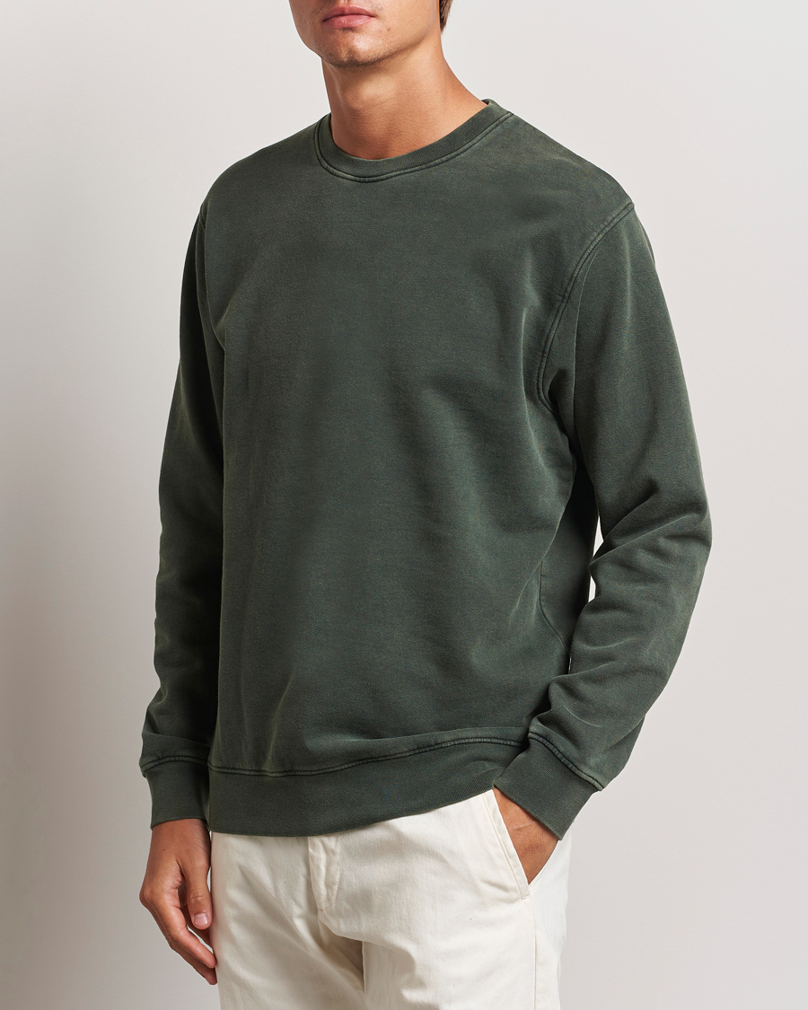 Heren | Truien | Colorful Standard | Classic Organic Crew Neck Sweat Midnight Forest