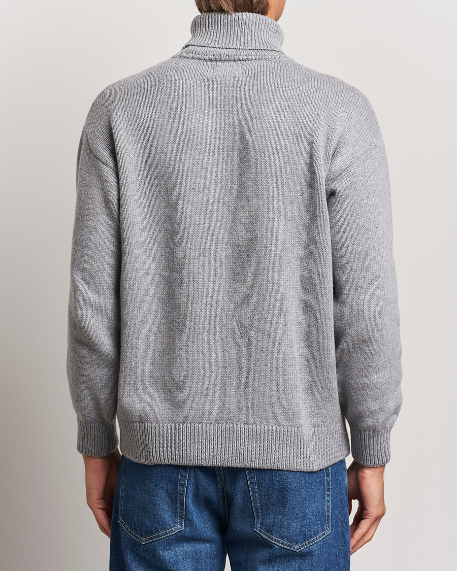 Heren | Truien | Colorful Standard | Merino Wool Turtleneck Heather Grey
