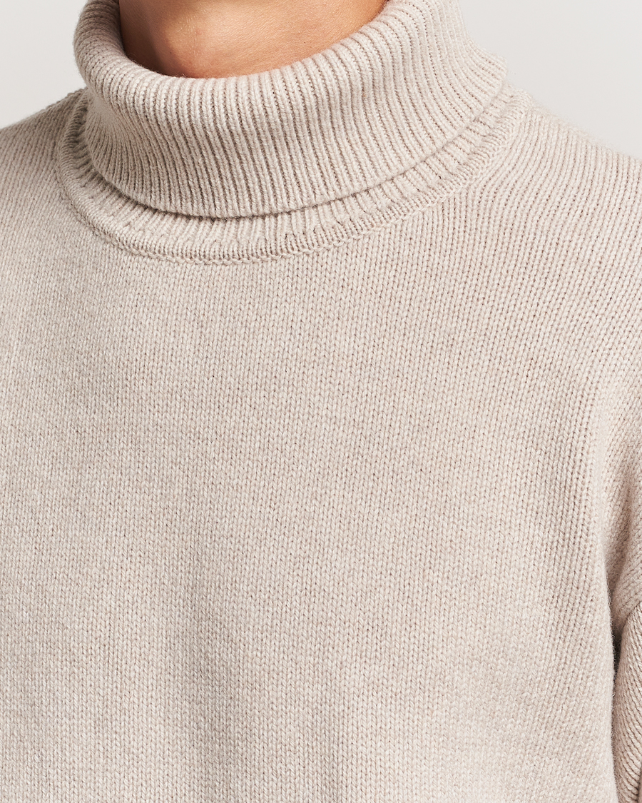 Heren | Truien | Colorful Standard | Merino Wool Turtleneck Ivory White