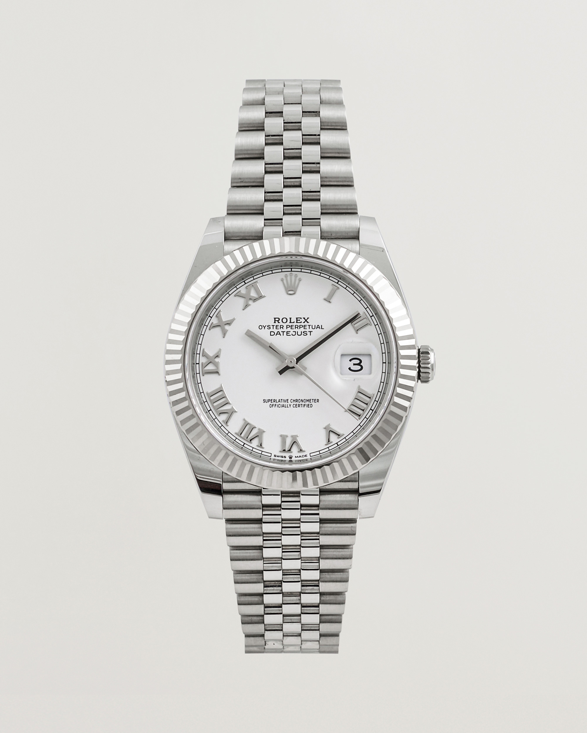 Heren | Rolex Pre-Owned Datejust 41 126334 Silver | Rolex Pre-Owned | Datejust 41 126334 Silver