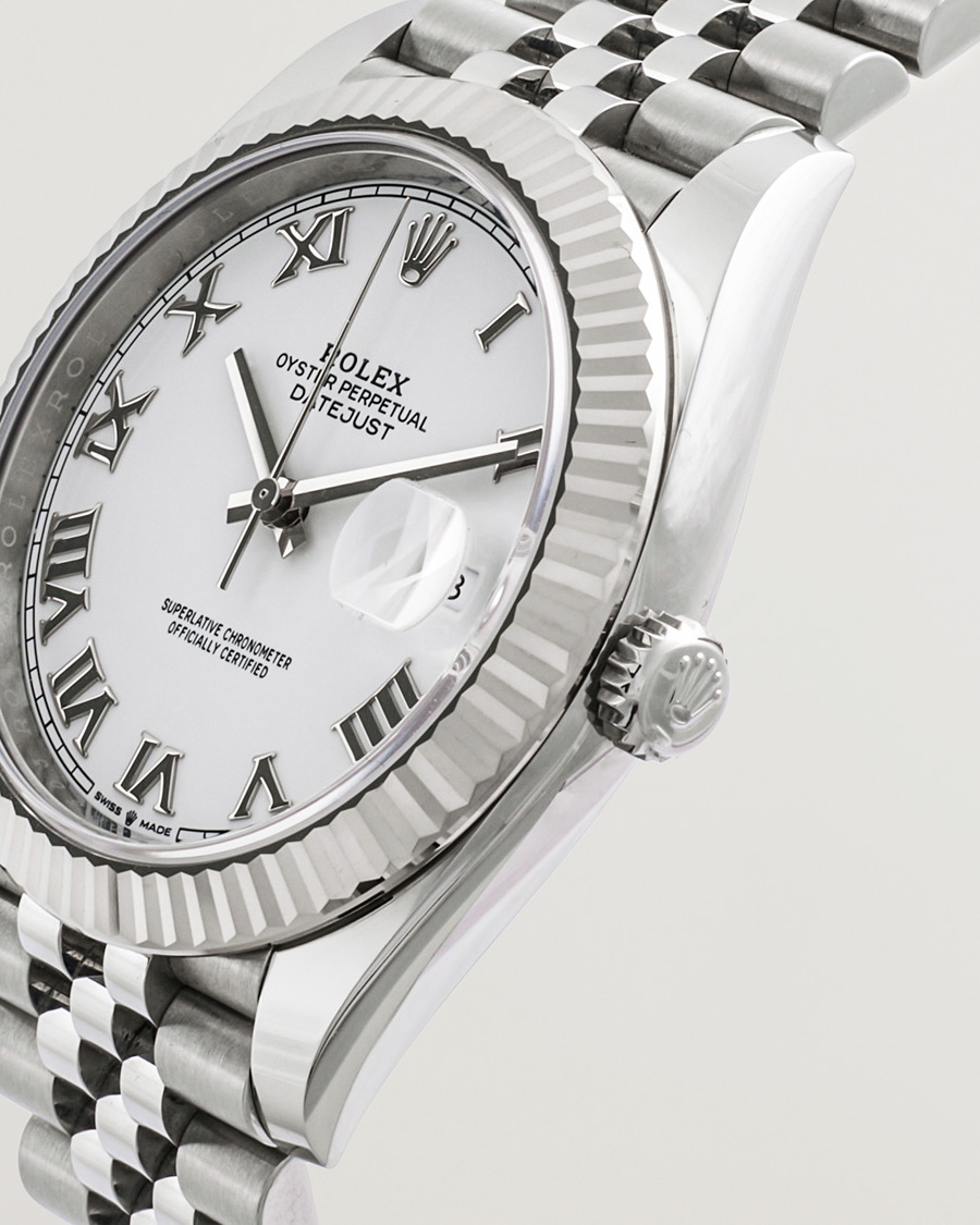 Heren | Rolex Pre-Owned Datejust 41 126334 Silver | Rolex Pre-Owned | Datejust 41 126334 Silver