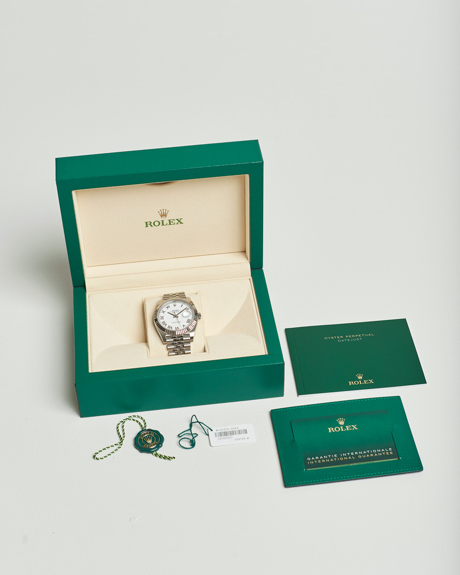 Heren | Rolex Pre-Owned Datejust 41 126334 Silver | Rolex Pre-Owned | Datejust 41 126334 Silver