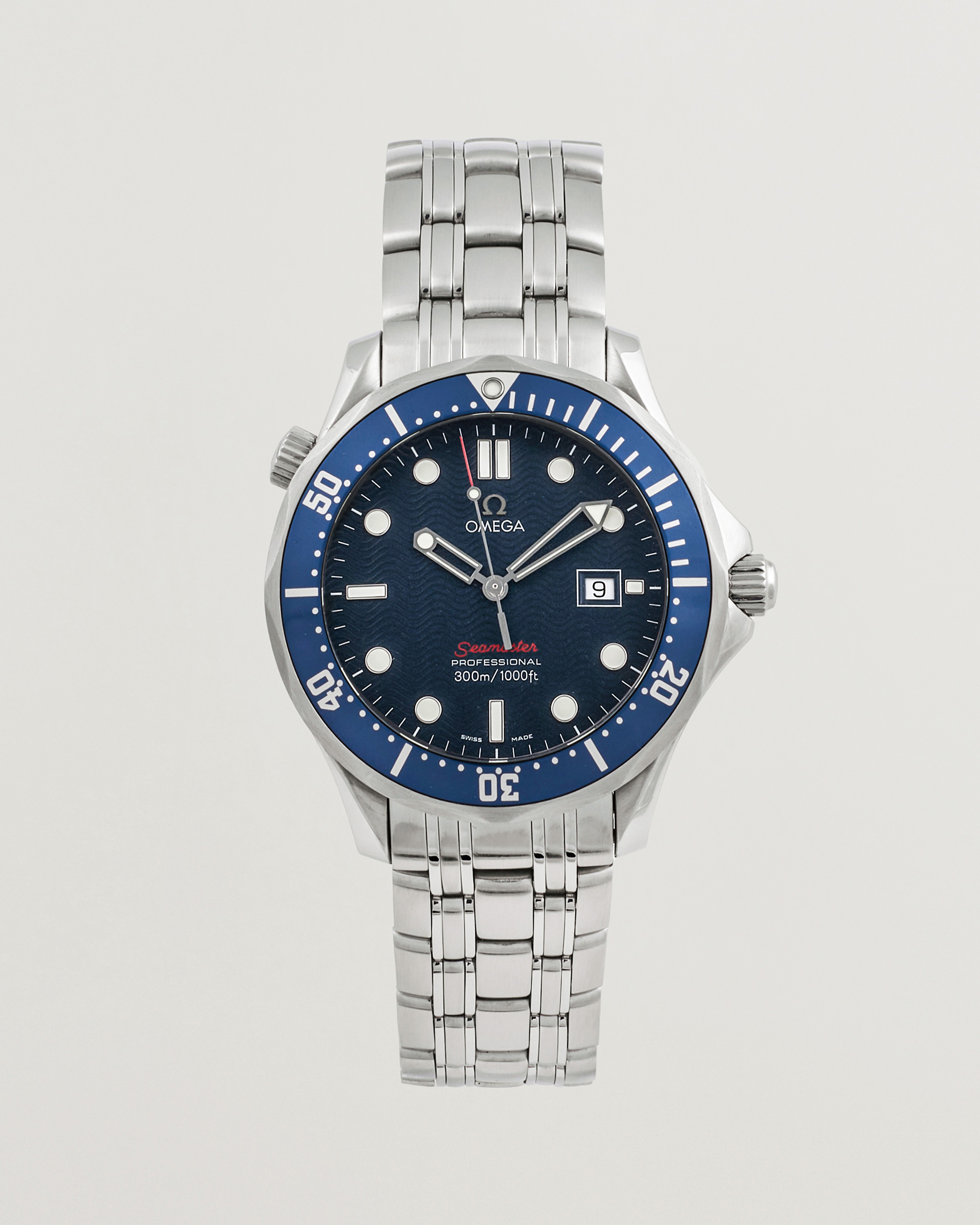 Heren | Omega Pre-Owned Seamaster 300M 2111.80 Silver | Omega Pre-Owned | Seamaster 300M 2111.80 Silver