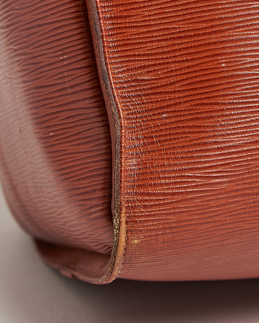 Heren | Louis Vuitton Pre-Owned Keepall 50 Epi Leather Travel Bag Brown | Louis Vuitton Pre-Owned | Keepall 50 Epi Leather Travel Bag Brown