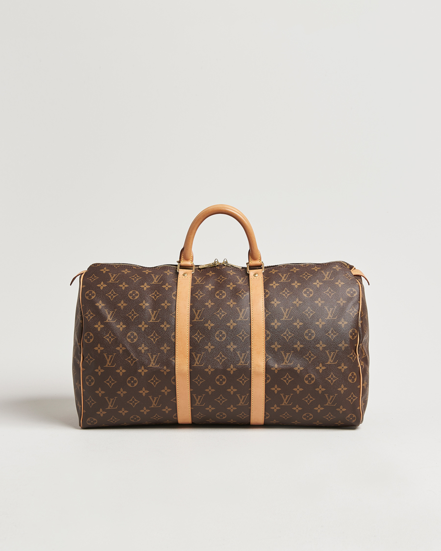 Heren | Pre-Owned & Vintage Bags | Louis Vuitton Pre-Owned | Keepall 50 Bag Monogram