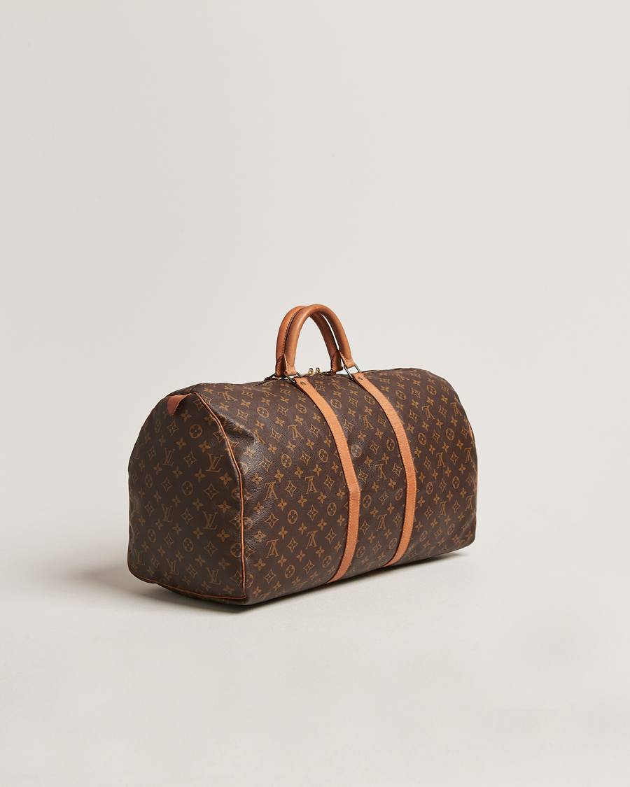 Heren | Louis Vuitton Pre-Owned Keepall 55 Bag Monogram | Louis Vuitton Pre-Owned | Keepall 55 Bag Monogram