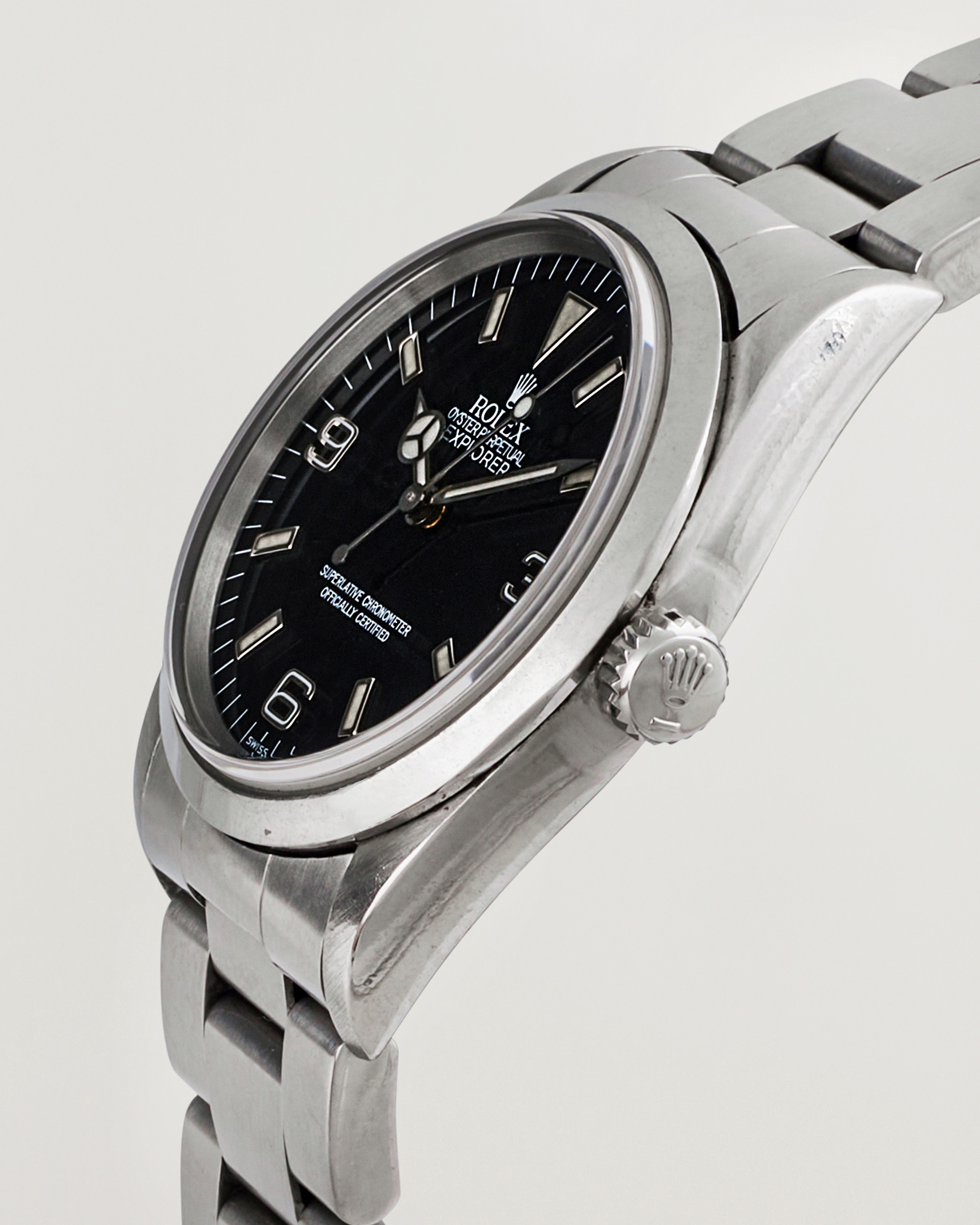 Heren | Rolex Pre-Owned Explorer 14270 Silver | Rolex Pre-Owned | Explorer 14270 Silver