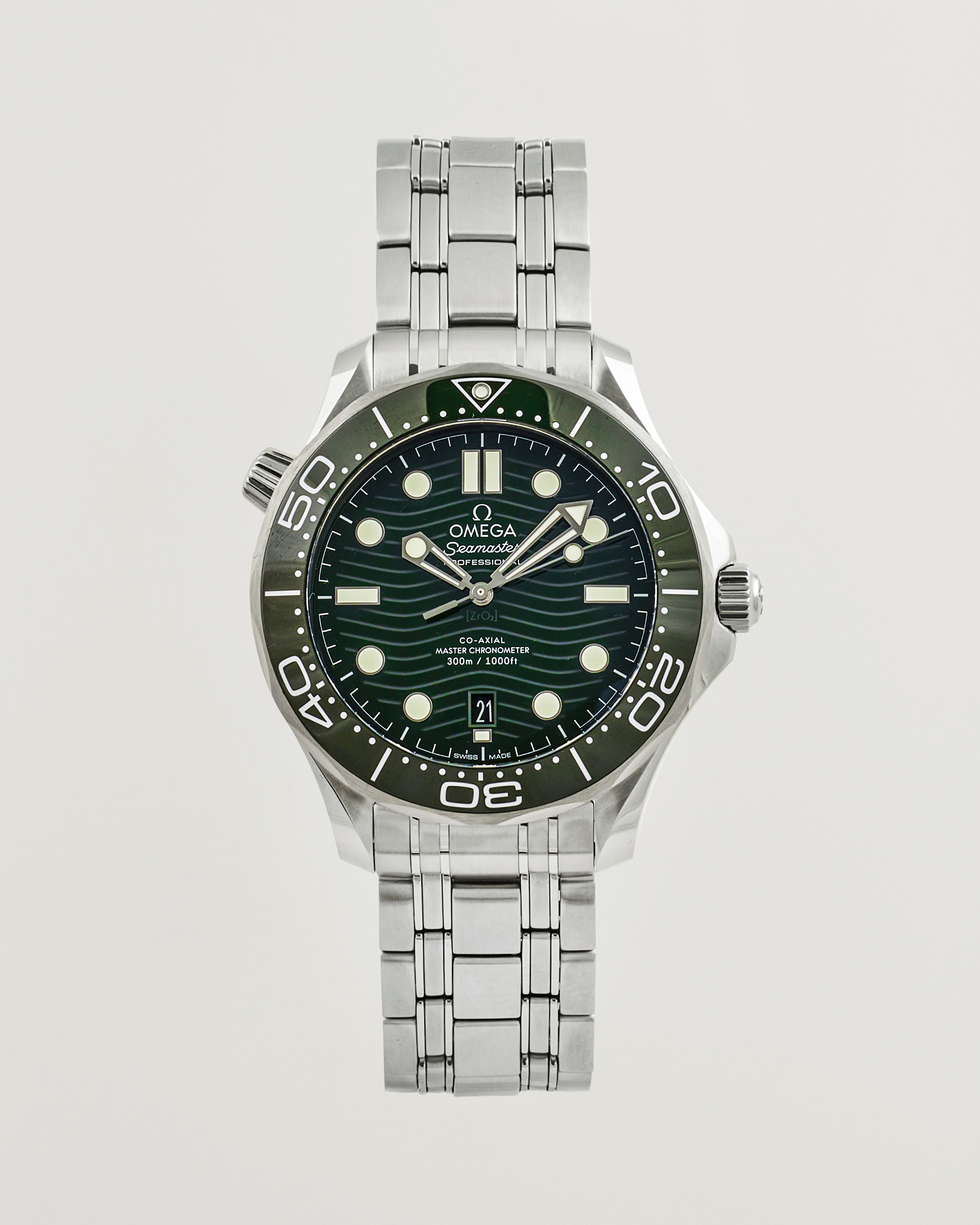 Heren | Omega Pre-Owned Seamaster Diver 300M Green | Omega Pre-Owned | Seamaster Diver 300M Green
