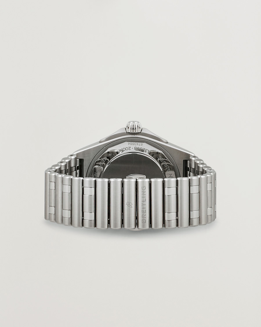 Heren | Breitling Pre-Owned Chronomat GMT A32398 Silver | Breitling Pre-Owned | Chronomat GMT A32398 Silver