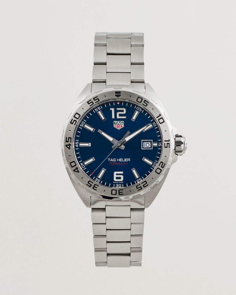 Heren | Tag Heuer Pre-Owned Formula 1 WAZ1118 Silver | Tag Heuer Pre-Owned | Formula 1 WAZ1118 Silver