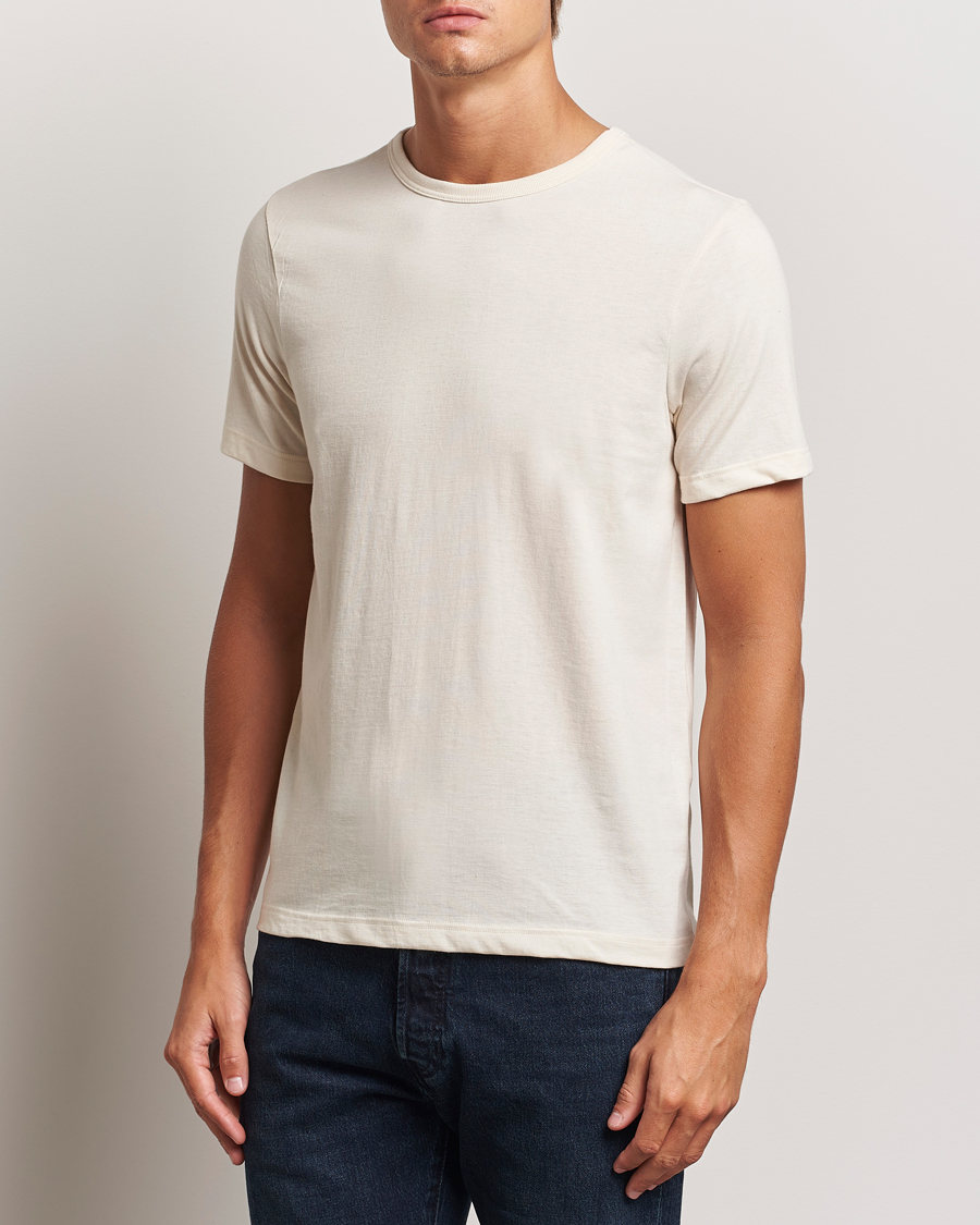 Heren | T-shirts | Merz b. Schwanen | 1950s Classic Loopwheeled Nature