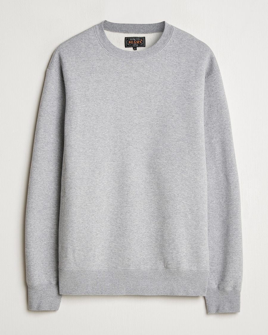 Heren | Truien | BEAMS PLUS | Japanese Cotton Sweatshirt Grey