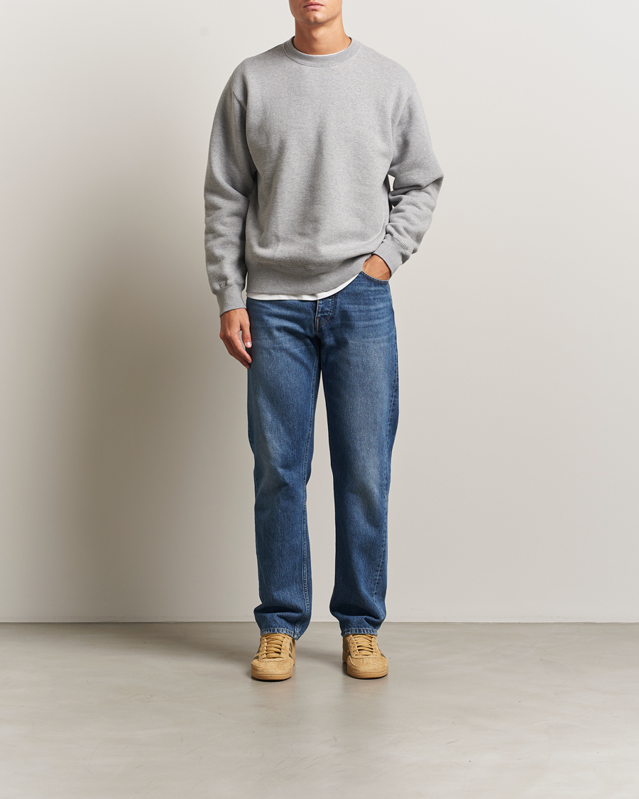 Heren | Truien | BEAMS PLUS | Japanese Cotton Sweatshirt Heather Grey